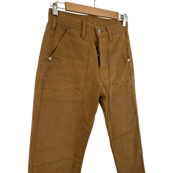 Topo Designs Canvas Work Pants Heavy Cotton Utility Work Straight Leg Size 28 - Picture 3 of 14